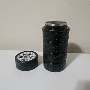 Mad Men Cup Tire Coffee Tea Mug, Stainless Steel Interior Durable Cup *SKU13-1*